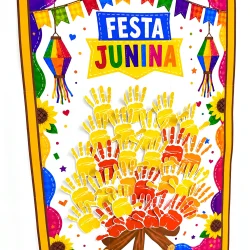 Cartaz Colaborativo Junino - Festa Junina