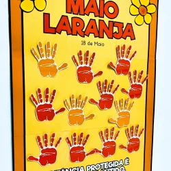 Cartaz Colaborativo Maio Laranja - Maio Laranja