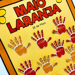Cartaz Colaborativo Maio Laranja - Maio Laranja