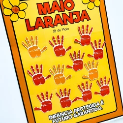 Cartaz Colaborativo Maio Laranja - Maio Laranja