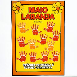 Cartaz Colaborativo Maio Laranja - Educação Especial