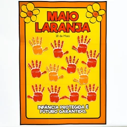 Cartaz Colaborativo Maio Laranja - Maio Laranja