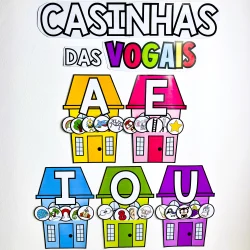 Casinhas das Vogais - Alfabetização