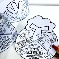 Cenário e Coroa - Dia do Meio Ambiente - Dia do Meio Ambiente