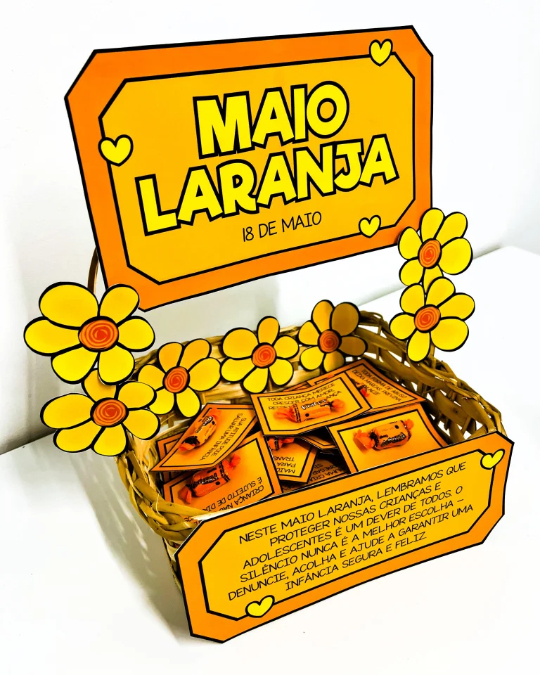 Cesta de Mensagens Maio Laranja — foto 4