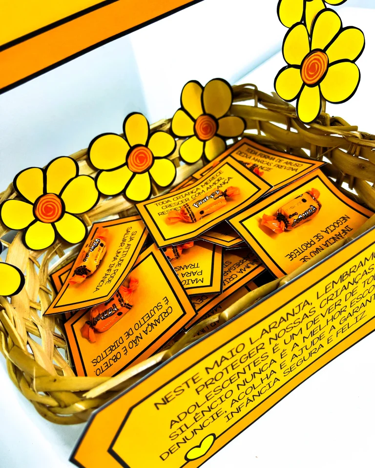 Cesta de Mensagens Maio Laranja — foto 3