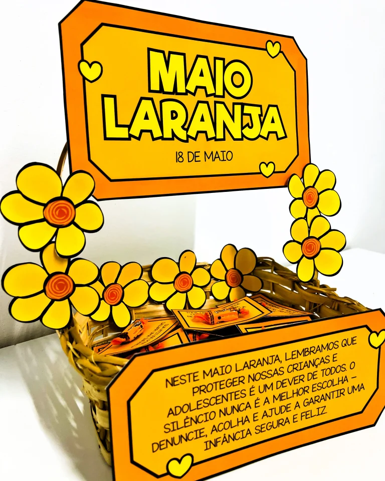 Cesta de Mensagens Maio Laranja — foto 2