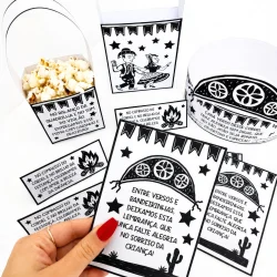 Kit Lembrancinhas Juninas Cordel - Estilo Cordel
