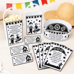 Kit Lembrancinhas Juninas Cordel - Estilo Cordel