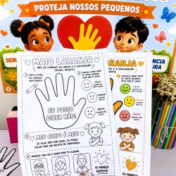 KIT Maio Laranja - Proteja Nossos Pequenos - Maio Laranja