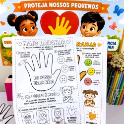 KIT Maio Laranja - Proteja Nossos Pequenos - Maio Laranja