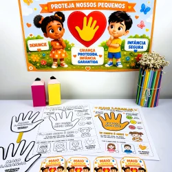 KIT Maio Laranja - Proteja Nossos Pequenos - Maio Laranja