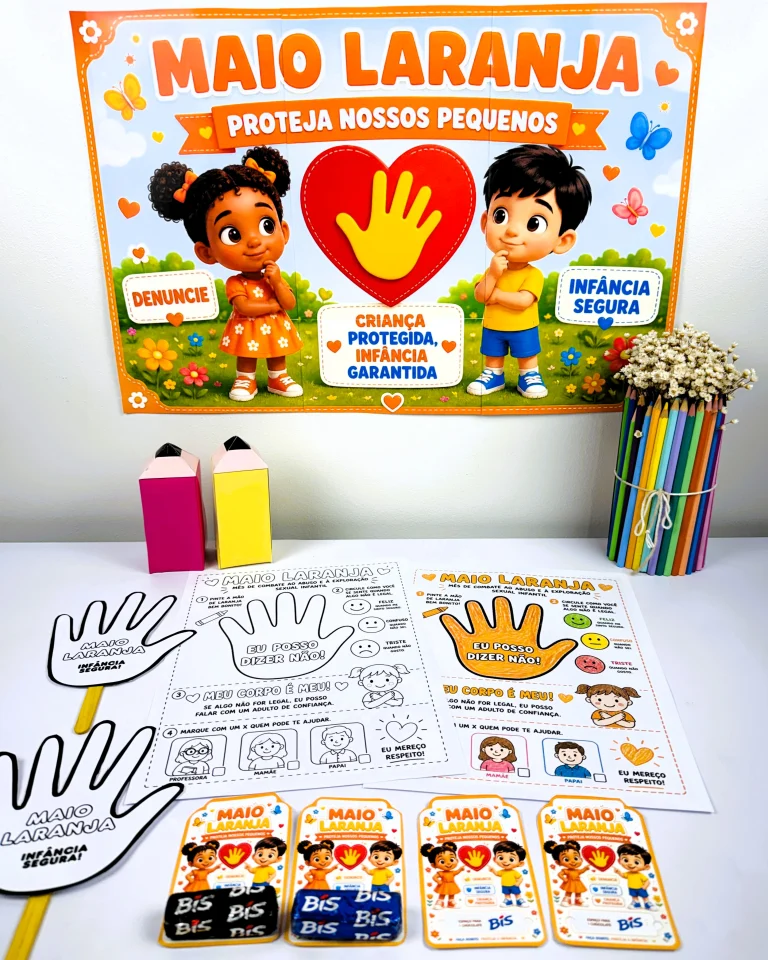 Kit Maio Laranja Proteja Nossos Pequenos — foto 4