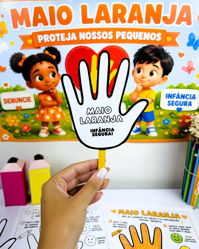 Kit Maio Laranja Proteja Nossos Pequenos — foto 10