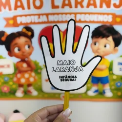 KIT Maio Laranja - Proteja Nossos Pequenos - Maio Laranja