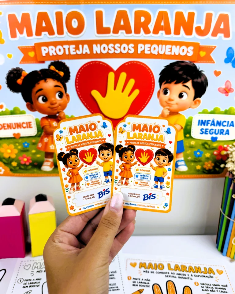 Kit Maio Laranja Proteja Nossos Pequenos — foto 5