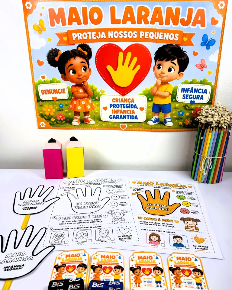 Kit Maio Laranja Proteja Nossos Pequenos — foto 6