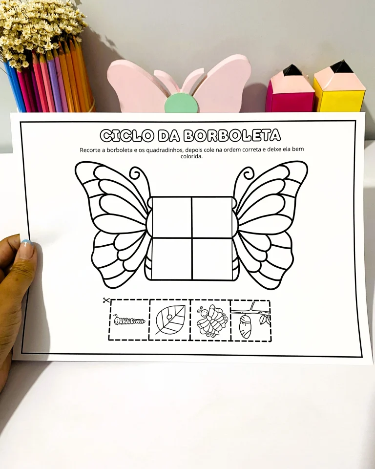 Atividade Ciclo da Borboleta na Primavera — foto 8