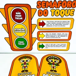 Kit Semáforo do Toque - Maio Laranja