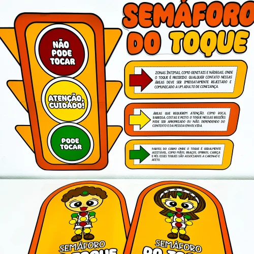Kit Semáforo do Toque - Maio Laranja