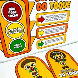 Kit Semáforo do Toque - Maio Laranja