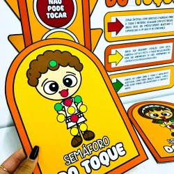 Kit Semáforo do Toque - Maio Laranja