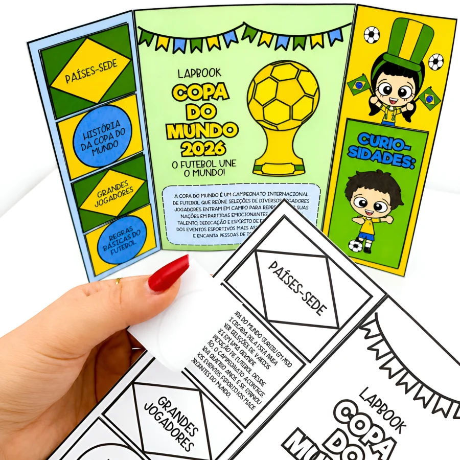 Lapbook Copa do Mundo 2026 - Copa do Mundo