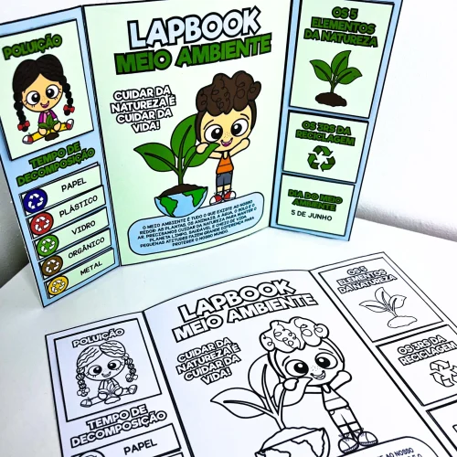 Lapbook Meio Ambiente - Dia do Meio Ambiente