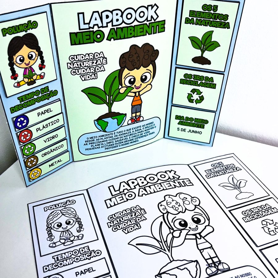 Lapbook Meio Ambiente - Dia do Meio Ambiente