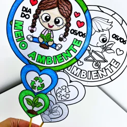 Lembrancinha Interativa Meio Ambiente - Dia do Meio Ambiente
