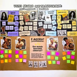 Mural Vozes Negras que Transformam - Consciência Negra