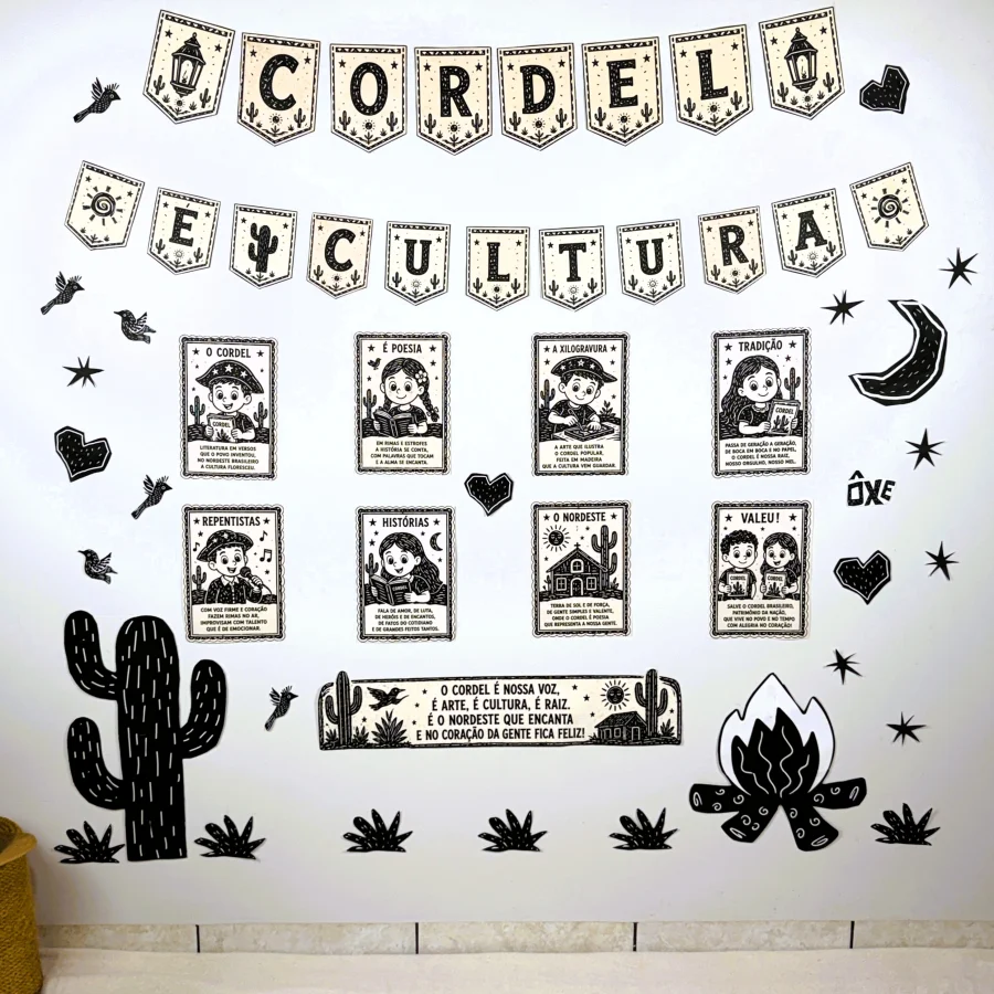 Painel Cordel é Cultura - Estilo Cordel