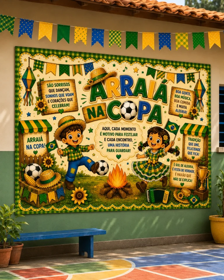 Painel Junino Arraiá na Copa — foto 2
