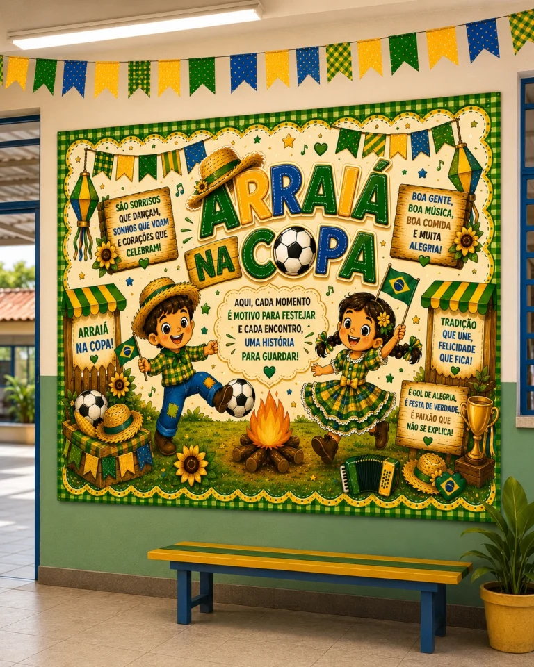 Painel Junino Arraiá na Copa — foto 3