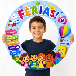 Moldura para Bambolê - Foto de Férias - Férias