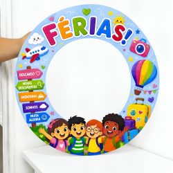 Moldura para Bambolê - Foto de Férias - Férias