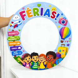 Moldura para Bambolê - Foto de Férias - Férias