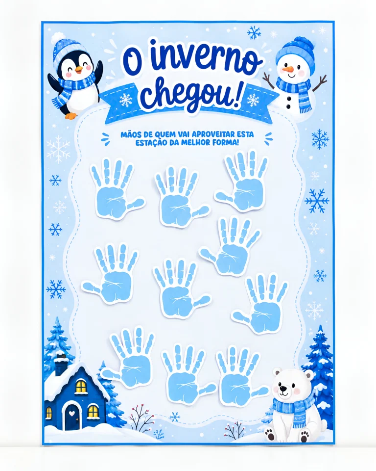 Cartaz Colaborativo de Inverno — foto 4