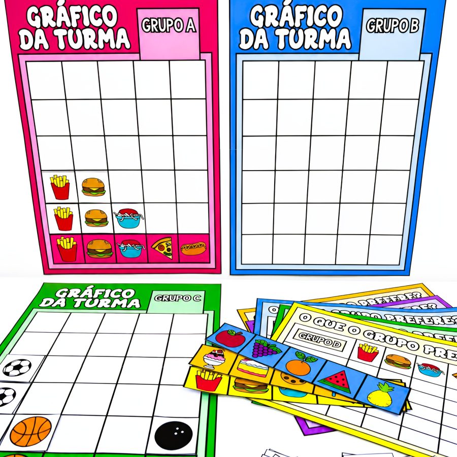 Kit Gráficos da Turma - Matemática