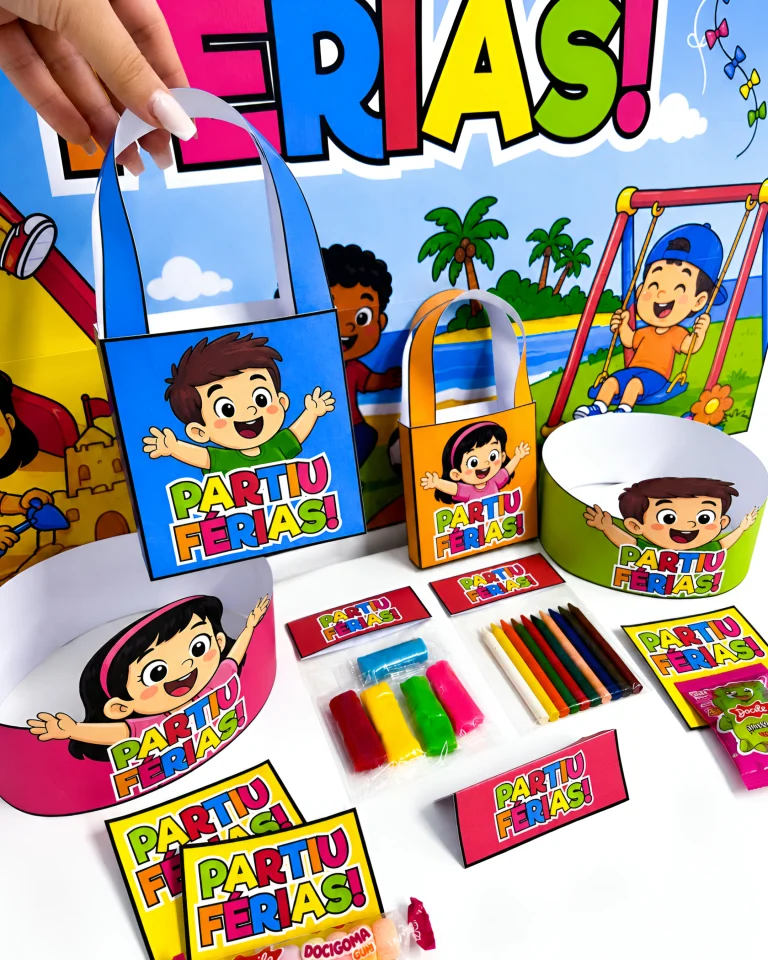 Kit Painel e Lembrancinhas Partiu Férias — foto 4