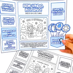 Lapbook Início do Inverno - Inverno