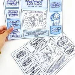 Lapbook Início do Inverno - Inverno