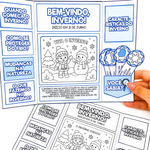 Lapbook Início do Inverno - Inverno