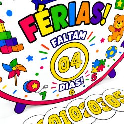 Painel Contagem Regressiva - Férias - Férias