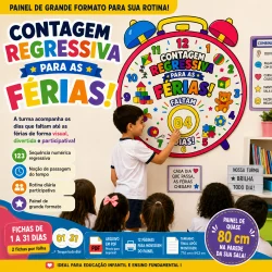 Painel Contagem Regressiva - Férias - Férias
