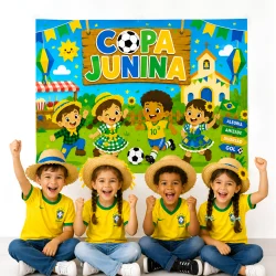 Painel Copa Junina - Copa do Mundo