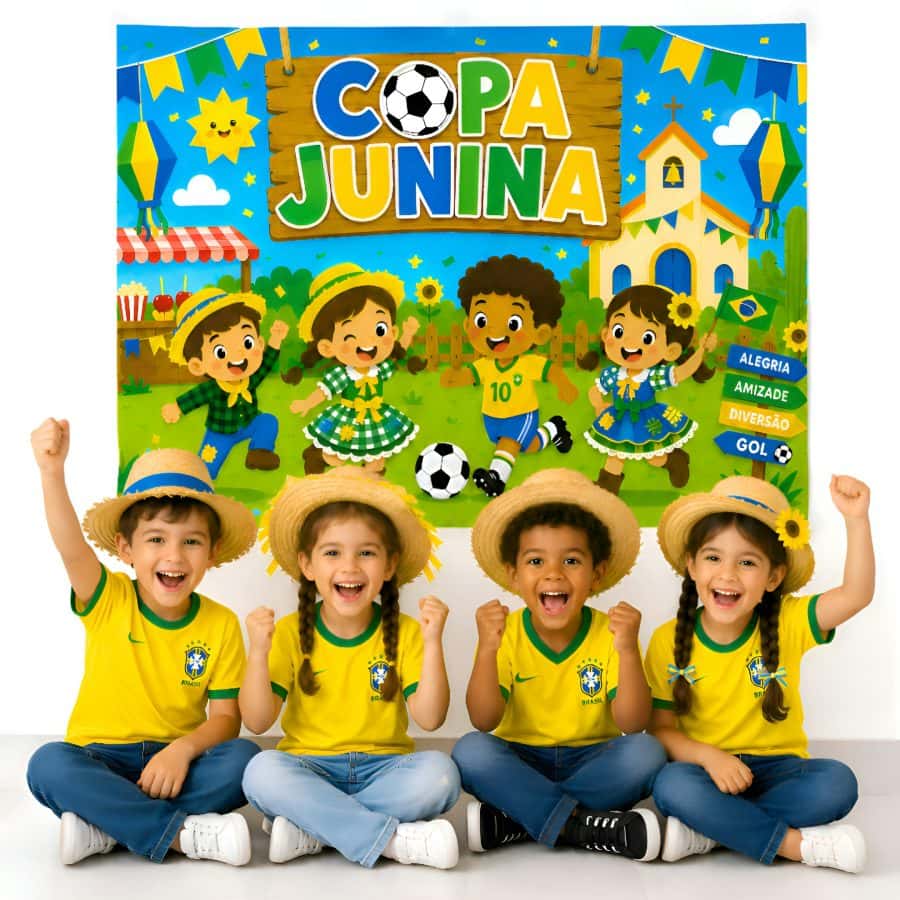 Painel Copa Junina - Copa do Mundo