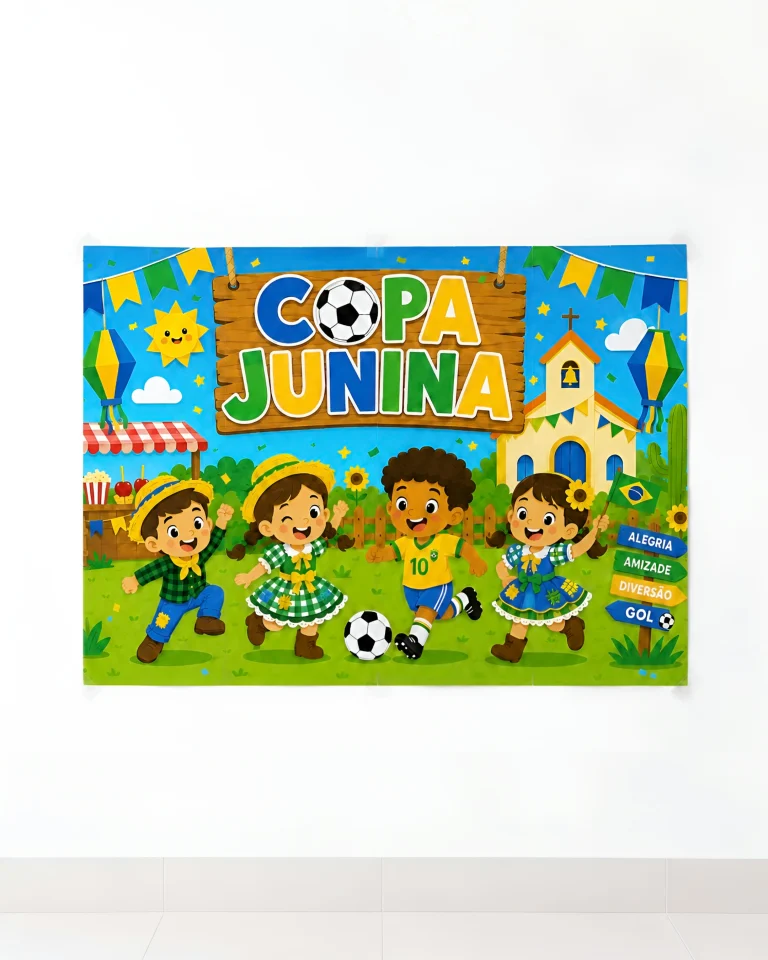 Painel Copa Junina com 16 Folhas — foto 2
