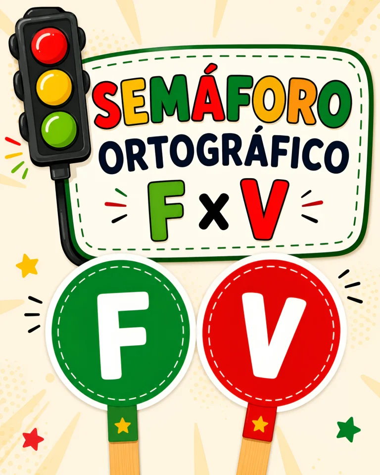 Semáforo da Ortografia F e V — foto 2