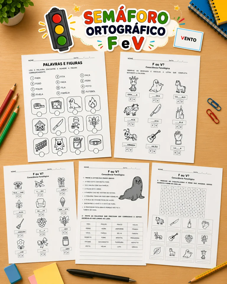 Semáforo da Ortografia F e V — foto 7
